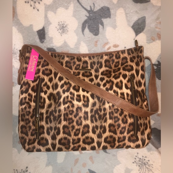 Catherine Malandrino NWT Leopard Shoulder Bag - Picture 1 of 6